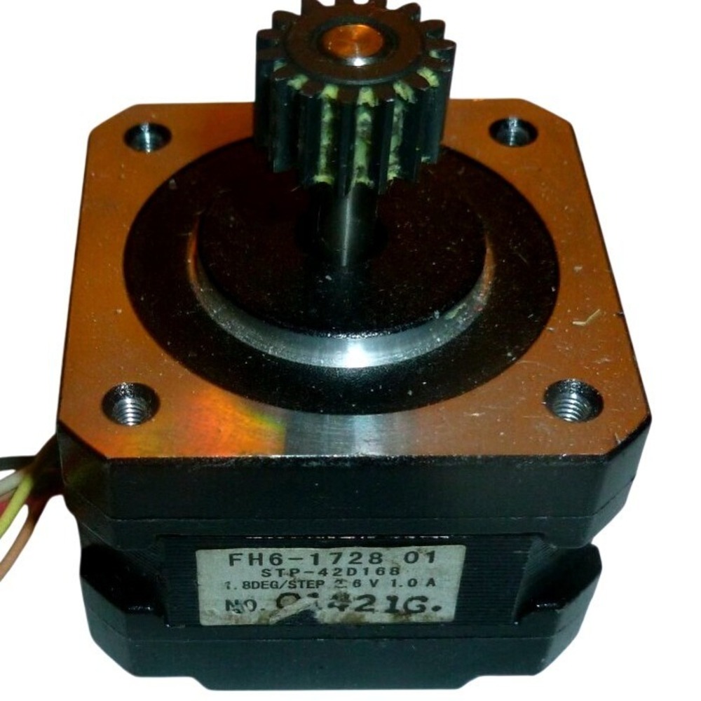 Shinano Kenshi Stepper Motor STP-42D168 FH6-1728 01 NEMA 17 1.8 Deg 6V 1.0A Gear